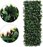 DOEWORKS Expandable Fence Privacy Screen for Balcony Patio Outdoor, 2PCS Faux Ivy Fencing Panel for Backdrop Garden Backyard Home Decorations
