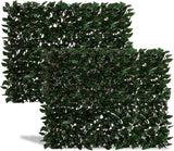 DOEWORKS Expandable Fence Privacy Screen for Balcony Patio Outdoor, 1PC Faux Ivy Fencing Panel for Backdrop Garden Backyard Home Decorations