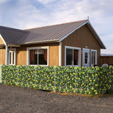 DOEWORKS Expandable Fence Privacy Screen for Balcony Patio Outdoor, 2PCS Faux Ivy Fencing Panel for Backdrop Garden Backyard Home Decorations