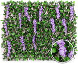 DOEWORKS Expandable Fence Privacy Screen for Balcony Patio Outdoor, 1PC Faux Ivy Fencing Panel for Backdrop Garden Backyard Home Decorations