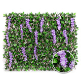 DOEWORKS Expandable Fence Privacy Screen for Balcony Patio Outdoor, 1PC Faux Ivy Fencing Panel for Backdrop Garden Backyard Home Decorations
