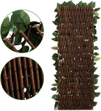 DOEWORKS Expandable Fence Privacy Screen for Balcony Patio Outdoor, 1PC Faux Ivy Fencing Panel for Backdrop Garden Backyard Home Decorations