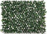 DOEWORKS Expandable Fence Privacy Screen for Balcony Patio Outdoor, 4PCS Faux Ivy Fencing Panel for Backdrop Garden Backyard Home Decorations