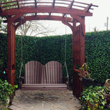 DOEWORKS Expandable Fence Privacy Screen for Balcony Patio Outdoor, 2PCS Faux Ivy Fencing Panel for Backdrop Garden Backyard Home Decorations