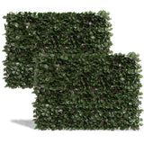 DOEWORKS Expandable Fence Privacy Screen for Balcony Patio Outdoor(Double Sides Leaves), Faux Ivy Fencing Panel for Backdrop Garden Backyard Home Decorations - 2PACK