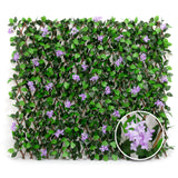 DOEWORKS Expandable Fence Privacy Screen for Balcony Patio Outdoor, 1PC Faux Ivy Fencing Panel for Backdrop Garden Backyard Home Decorations