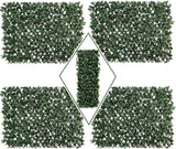 DOEWORKS Expandable Fence Privacy Screen for Balcony Patio Outdoor, 2PCS Faux Ivy Fencing Panel for Backdrop Garden Backyard Home Decorations