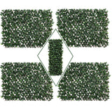 DOEWORKS Expandable Fence Privacy Screen for Balcony Patio Outdoor, 4PCS Faux Ivy Fencing Panel for Backdrop Garden Backyard Home Decorations