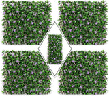 DOEWORKS Expandable Fence Privacy Screen for Balcony Patio Outdoor, 2PCS Faux Ivy Fencing Panel for Backdrop Garden Backyard Home Decorations