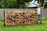 DOEWORKS Heavy Duty Firewood Racks Adjustable Length Log Bracket Rack Holder